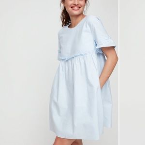 Aritzia - Ruffled Short Sleeves Dress